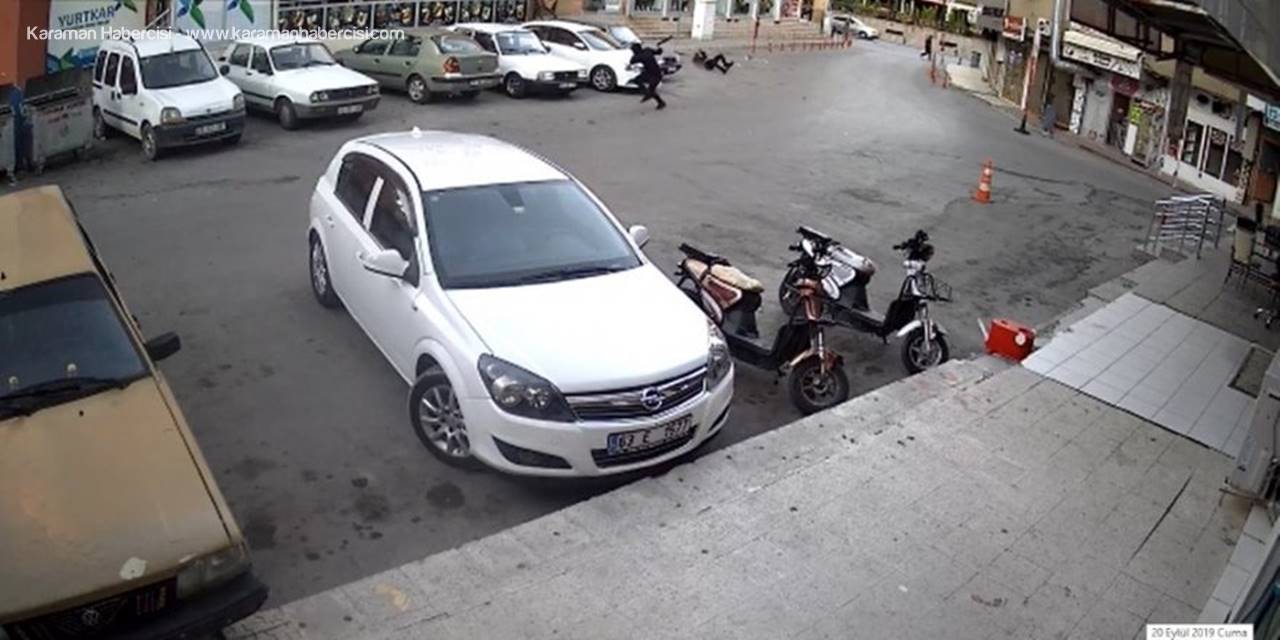 Maskeli Saldırganın Tüfekle Vurma Anı Kamerada