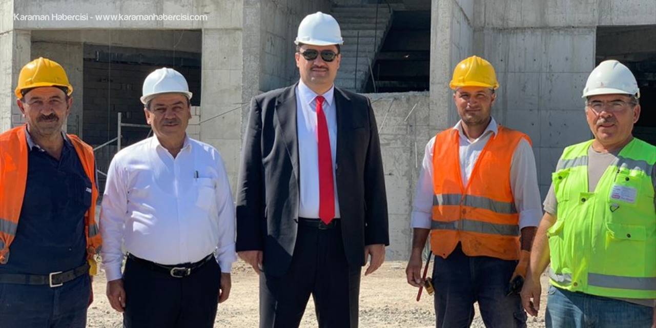 Kahramankazan'da Hastane İnşaatına Ziyaret