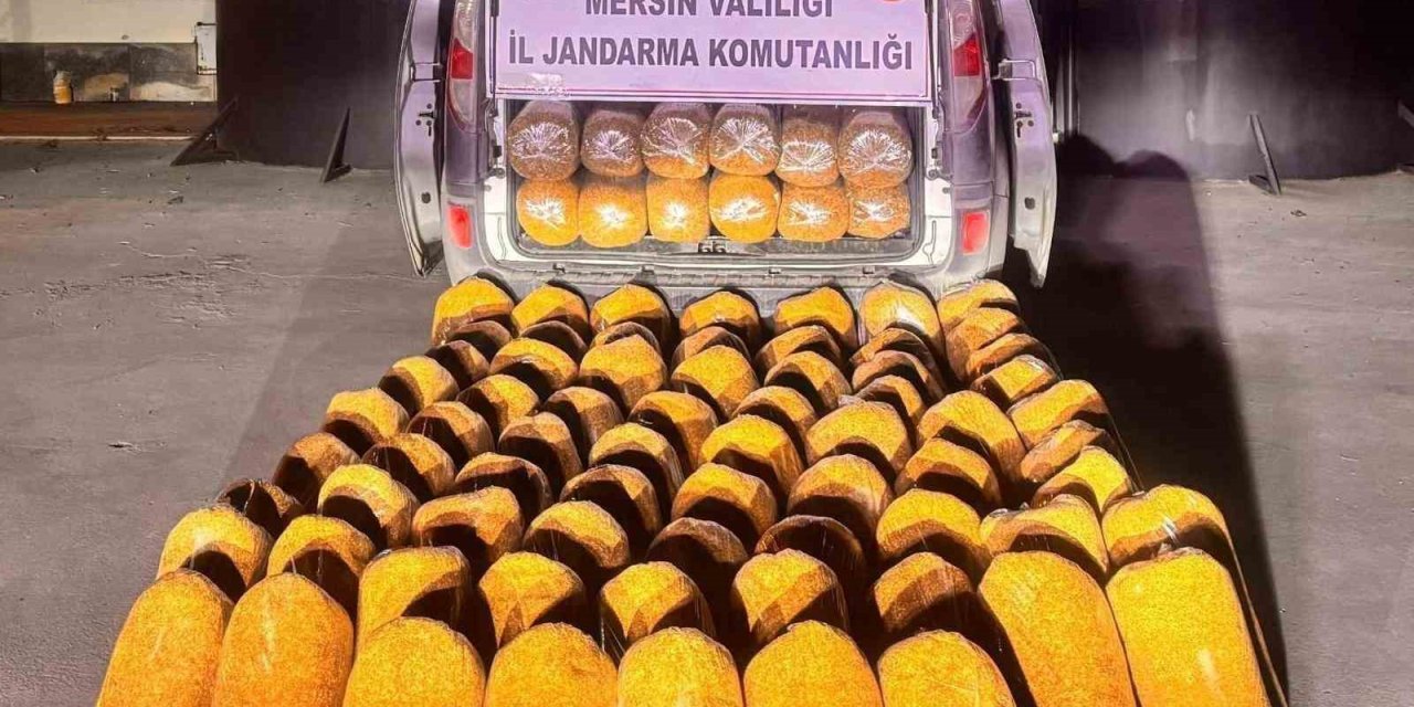 Mersin’de 580 Kilo Kaçak Tütün Ele Geçirildi