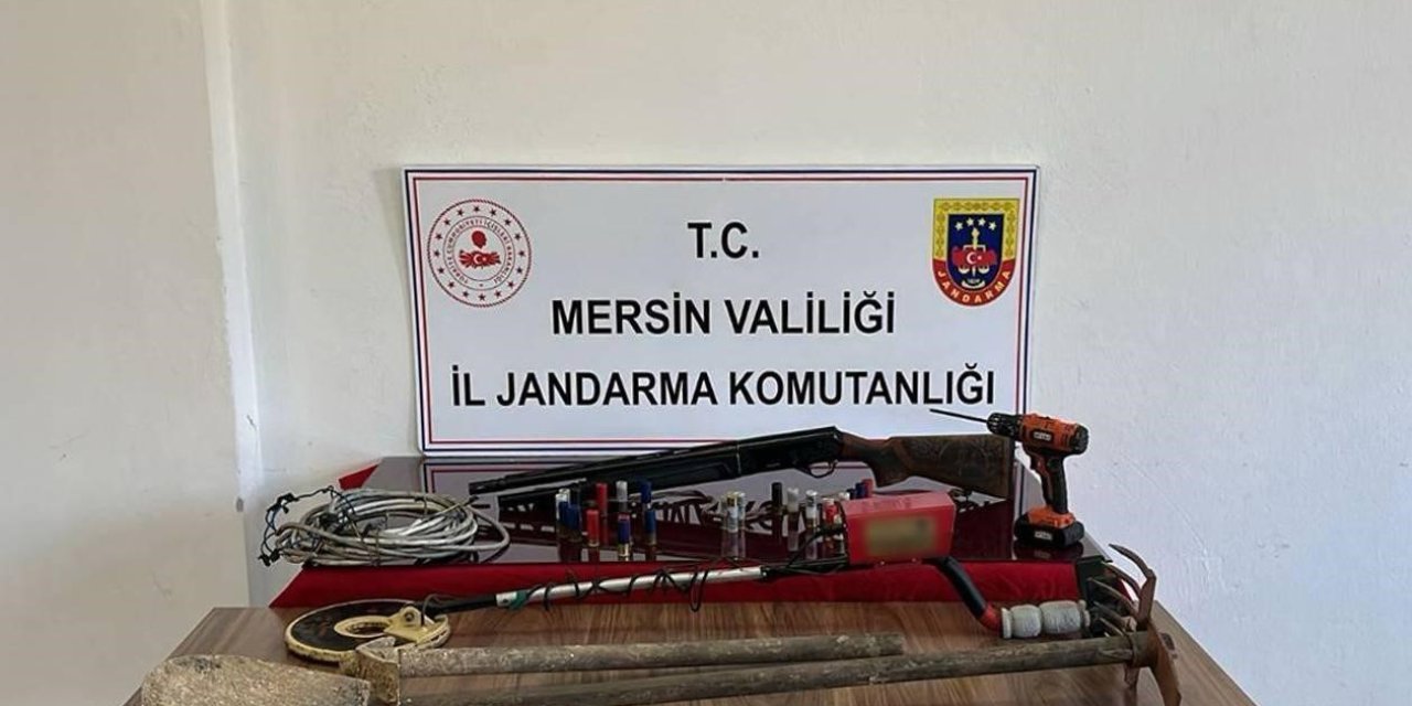 Mersin’de Kaçak Kazı Yapan Şahıs Yakalandı