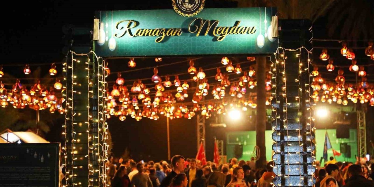 Alanya Belediyesi’nin Geleneksel Ramazan Meydanı Kapılarını Açıyor