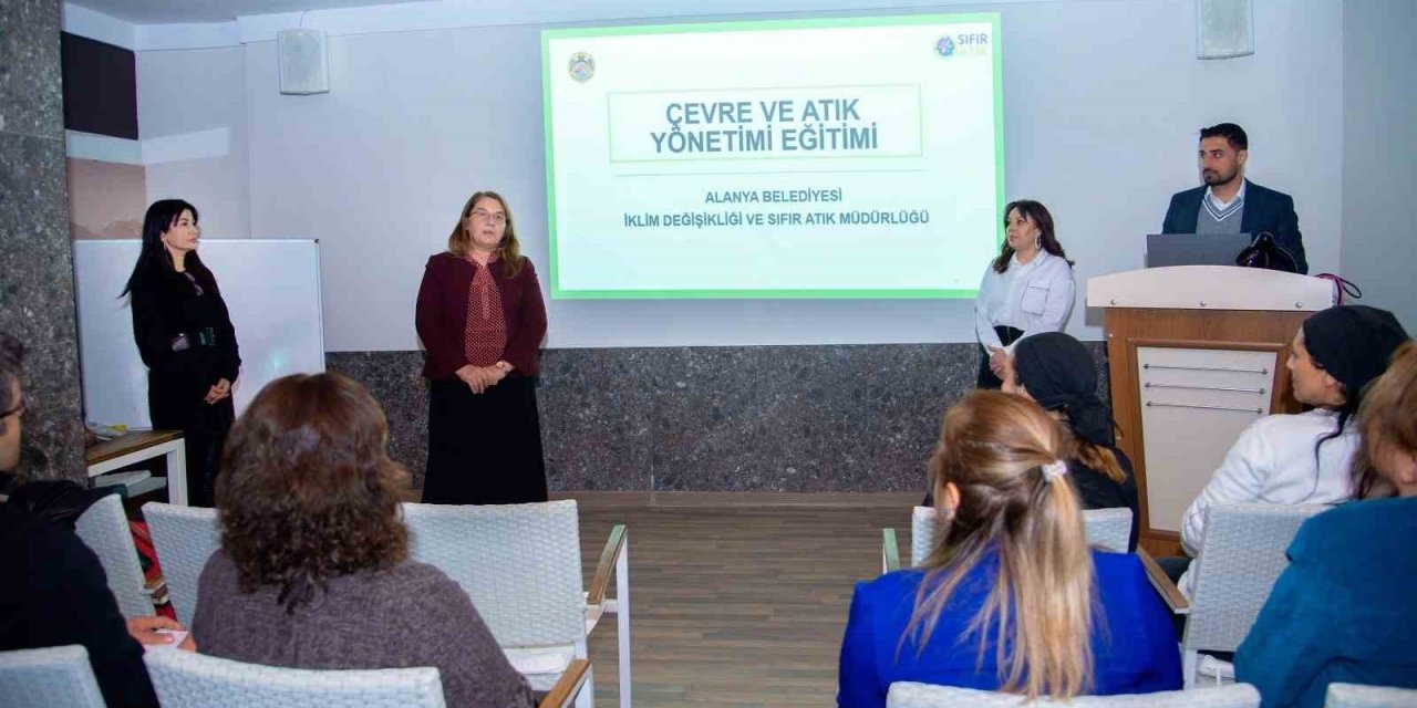 Alanya’da Otel Personeline Sıfır Atık Eğitimi Verildi