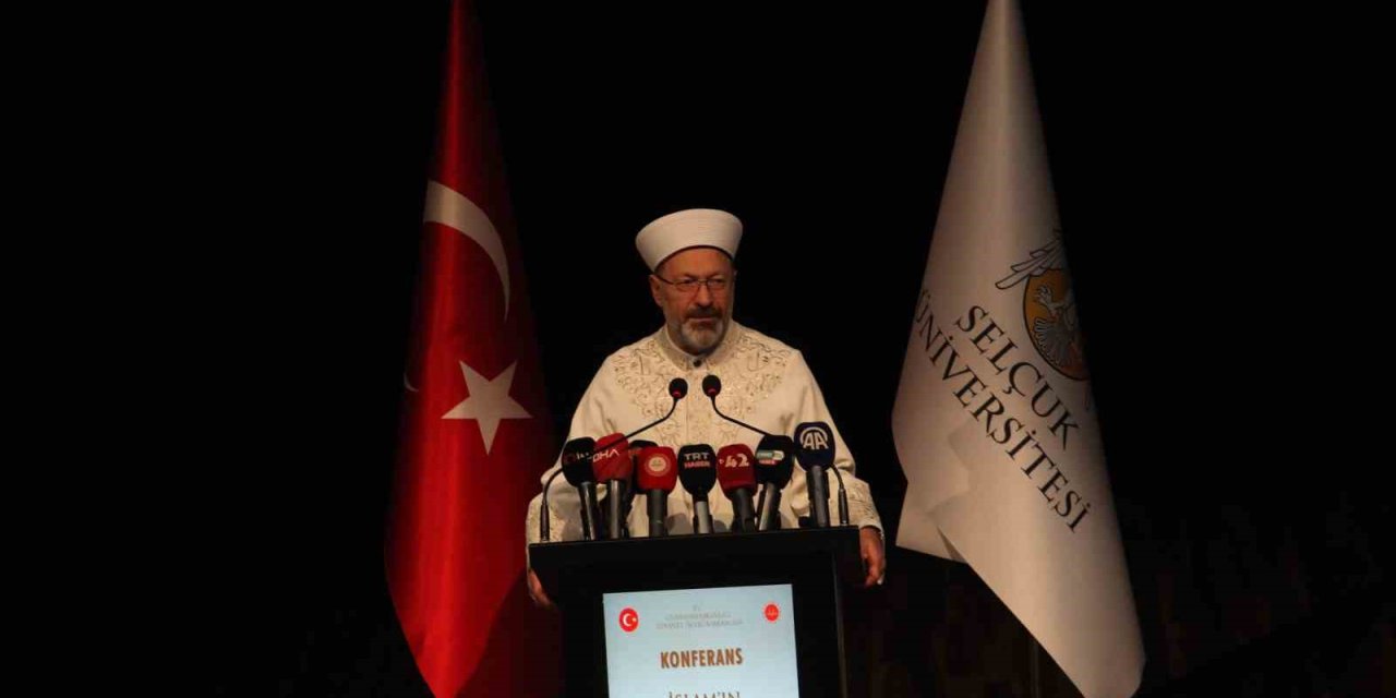 Diyanet İşleri Başkanı Erbaş Konya’da Öğrencilerle Buluştu