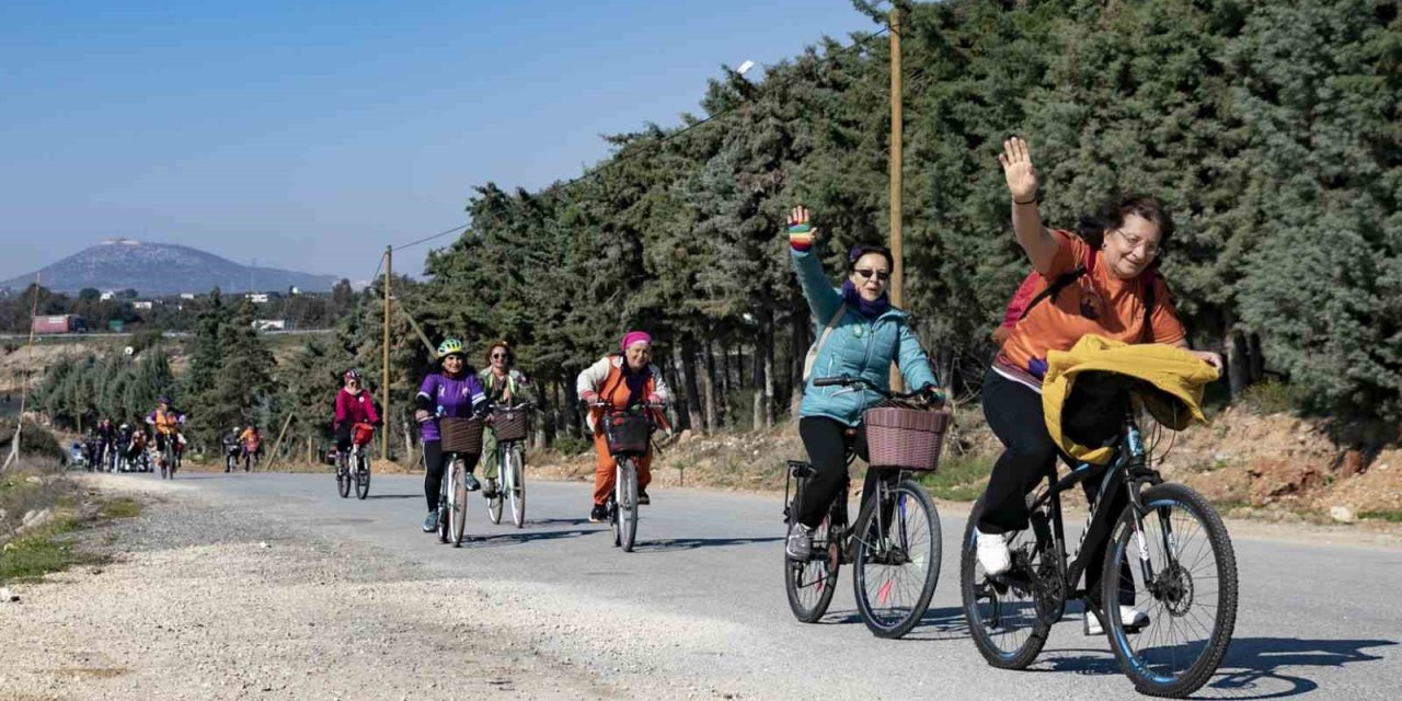 Mersin’de Bisikletli Kadınlar ’pedalları Çeviriyoruz’ Etkinliğinde Buluştu