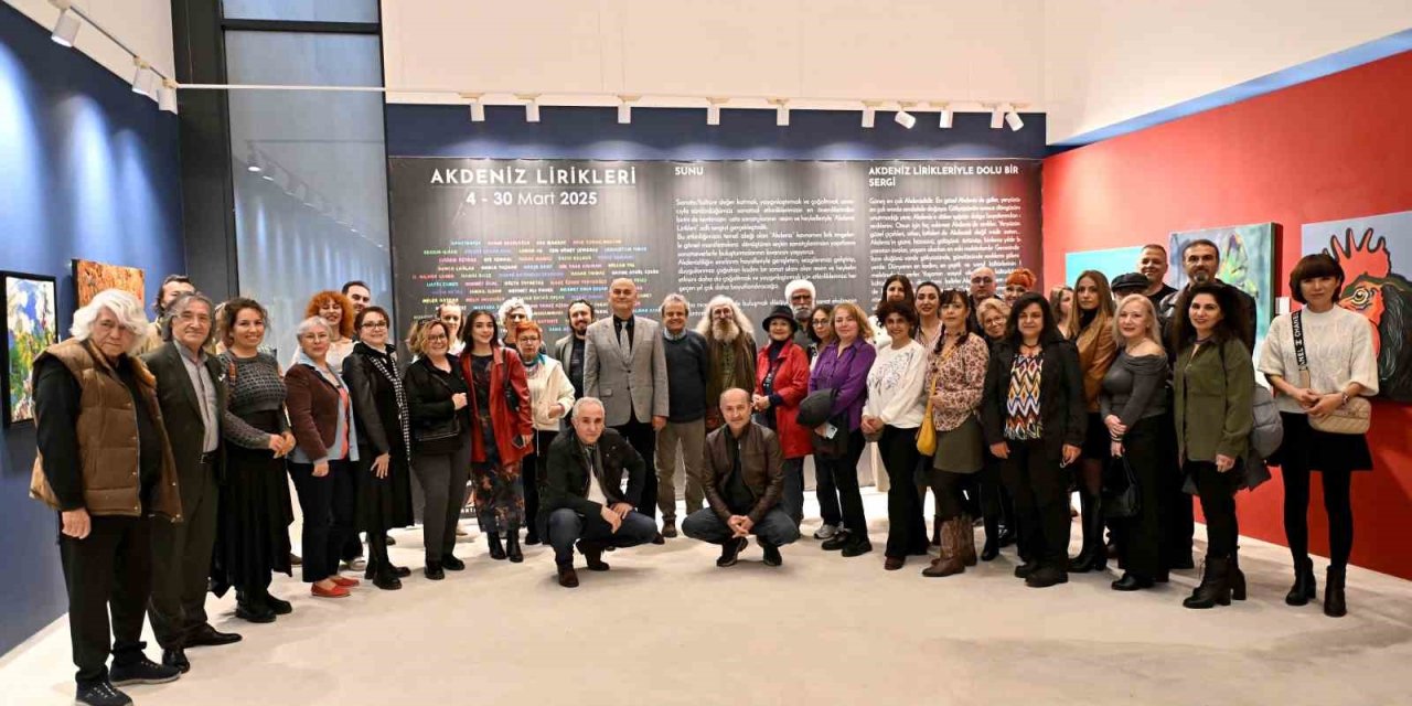 Antalya’da 58 Usta Sanatçı "akdeniz Lirikleri" Sergisinde