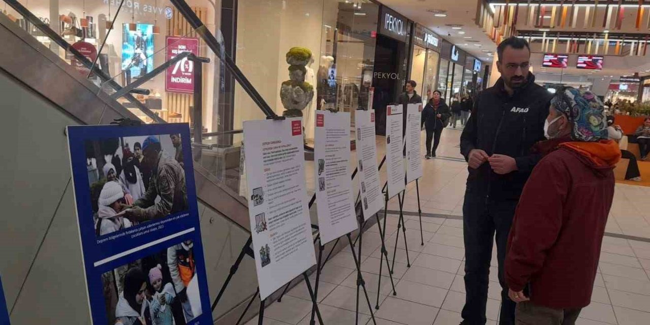 Espark’ta Deprem Farkındalık Sergisi Düzenlendi