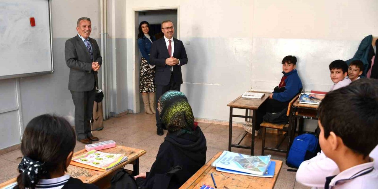 İl Milli Eğitim Müdürü Aydın, Eğitim-öğretim Çalışmalarını Yerinde İnceledi