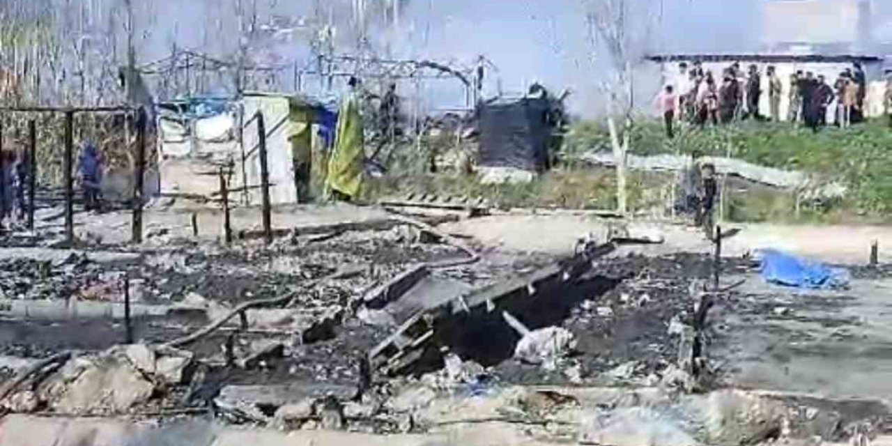 Tüp Yangına Neden Oldu