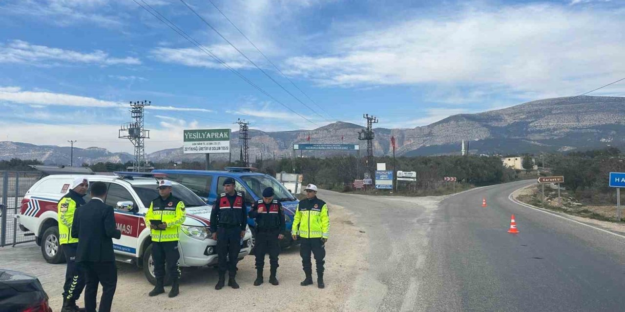 Mersin Mut’ta  Trafik Ekiplerinden Denetim