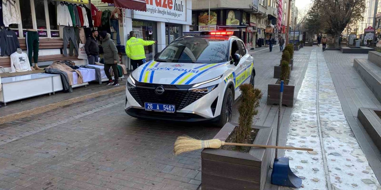 Kent Merkezinde Bir Garip Bisiklet Kazası