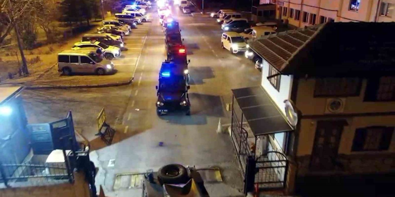 Kayseri’de Bin 74 Personel İle Eş Zamanlı Operasyon