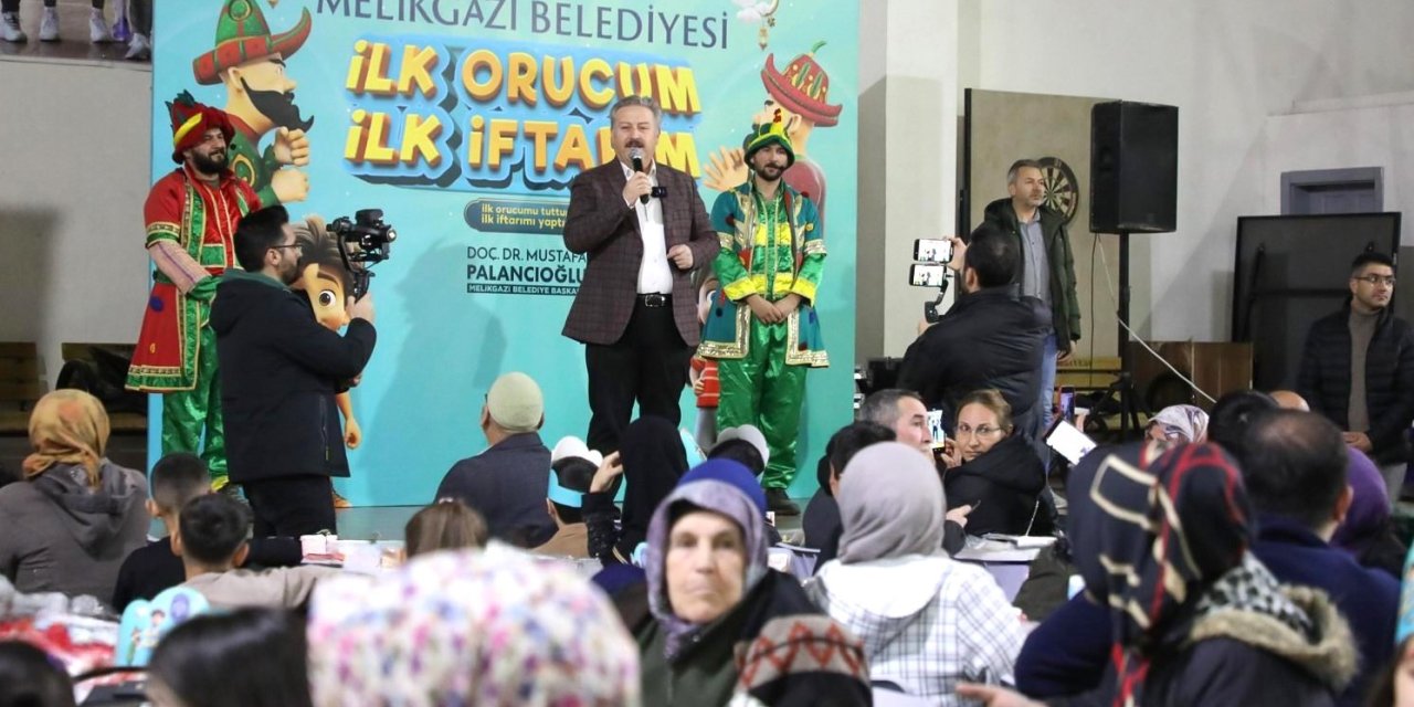 Melikgazi’de Çocuklar İlk Oruç, İlk İftar Heyecanı Yaşadı