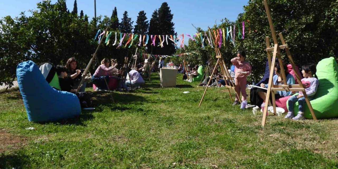 Kepez’de Anneler Ve Çocukları Sanatla Buluştu