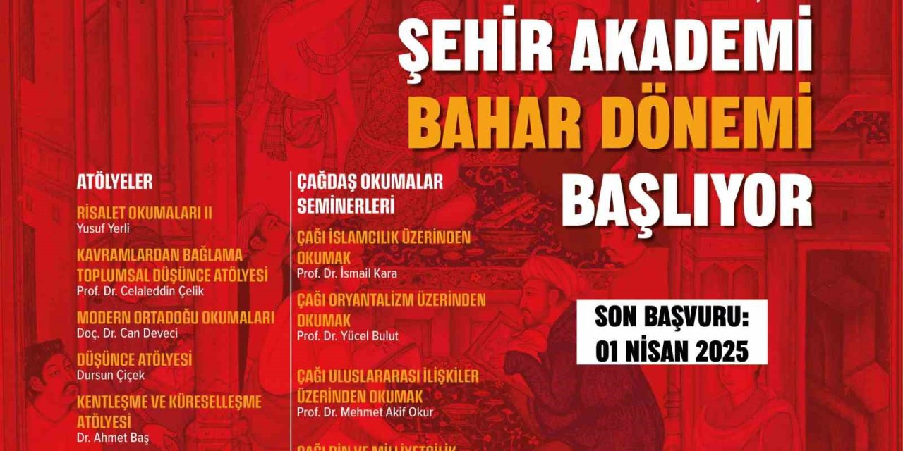 Büsam Şehir Akademi 2025 Bahar Dönemi Kayıtları Devam Ediyor