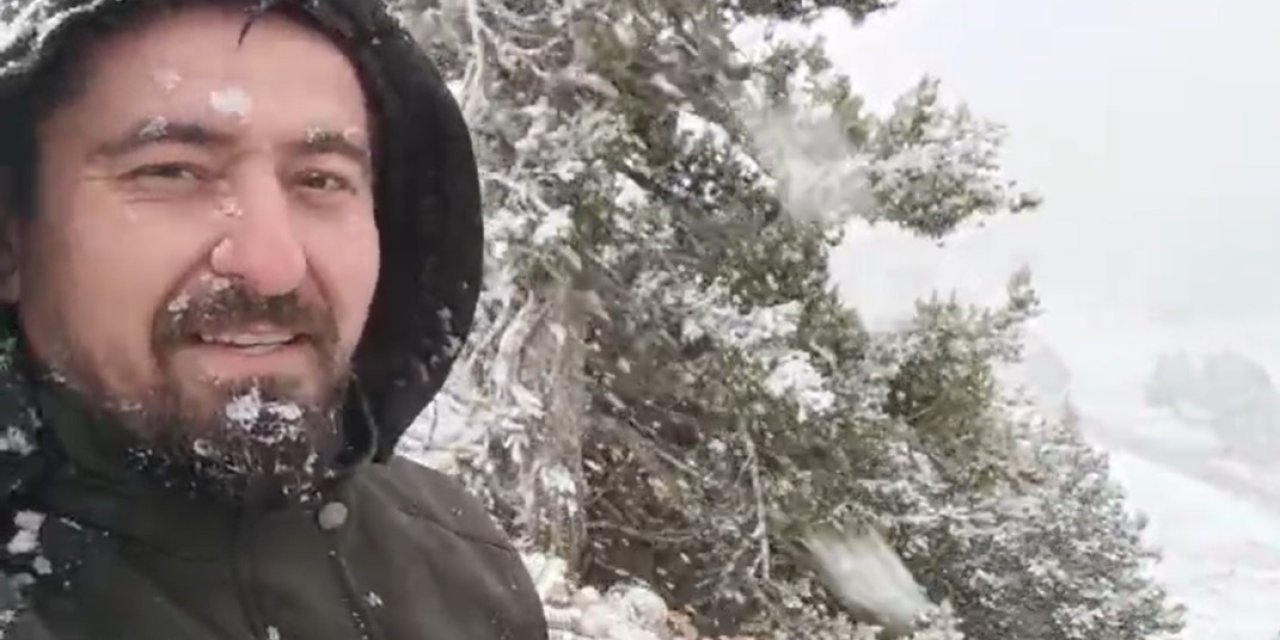 Mersin’de Martta Lapa Lapa Kar Yağdı