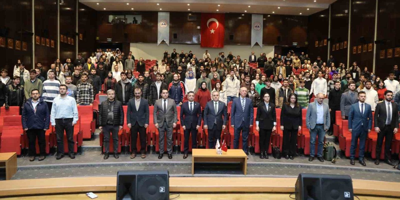 Savunma Sanayii  Başkan Yardımcısı Prof. Dr. Hakan Karataş Erü’de Konferans Verdi