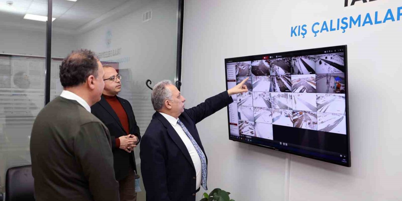 Başkan Yalçın Kış Çalışmalarını Yönetti