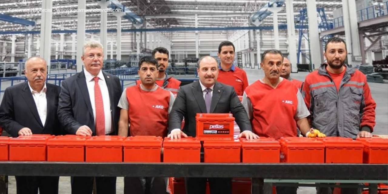 Sanayi Ve Teknoloji Bakanı Varank'tan, Ako Akü Fabrikasına Ziyaret