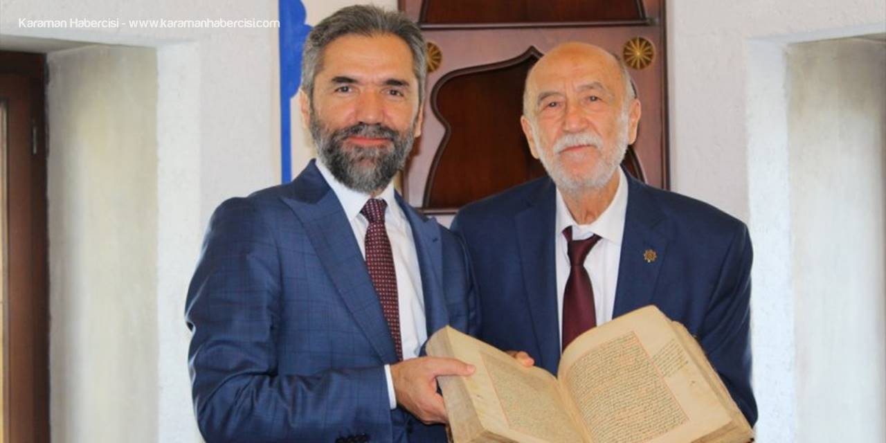 441 Yıllık Yazma Eser İbn Haldun Üniversitesi'ne Emanet