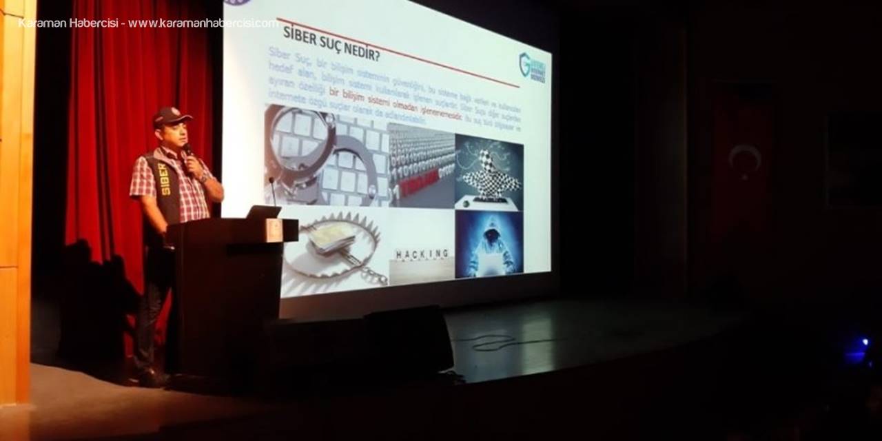 Mersin'in Gülnar İlçesinde Öğrencilere Yönelik Güvenli İnternet Semineri Düzenlendi