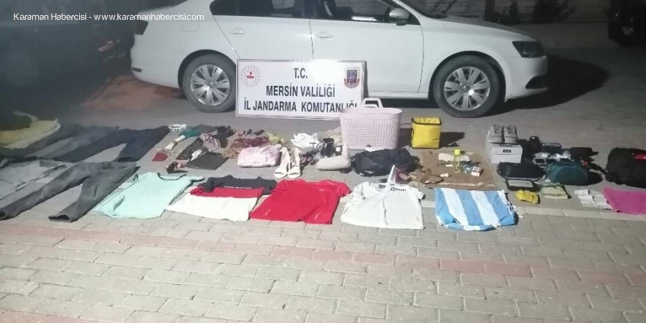 Mersin'in Silifke İlçesinde Hırsızlık Yaptıkları Belirlenen 4 Kişi Gözaltına Alındı
