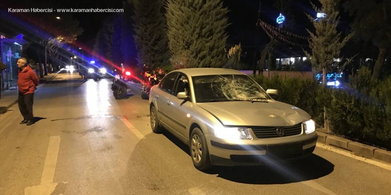 Konya'da Otomobilin Çarptığı Yaya Öldü