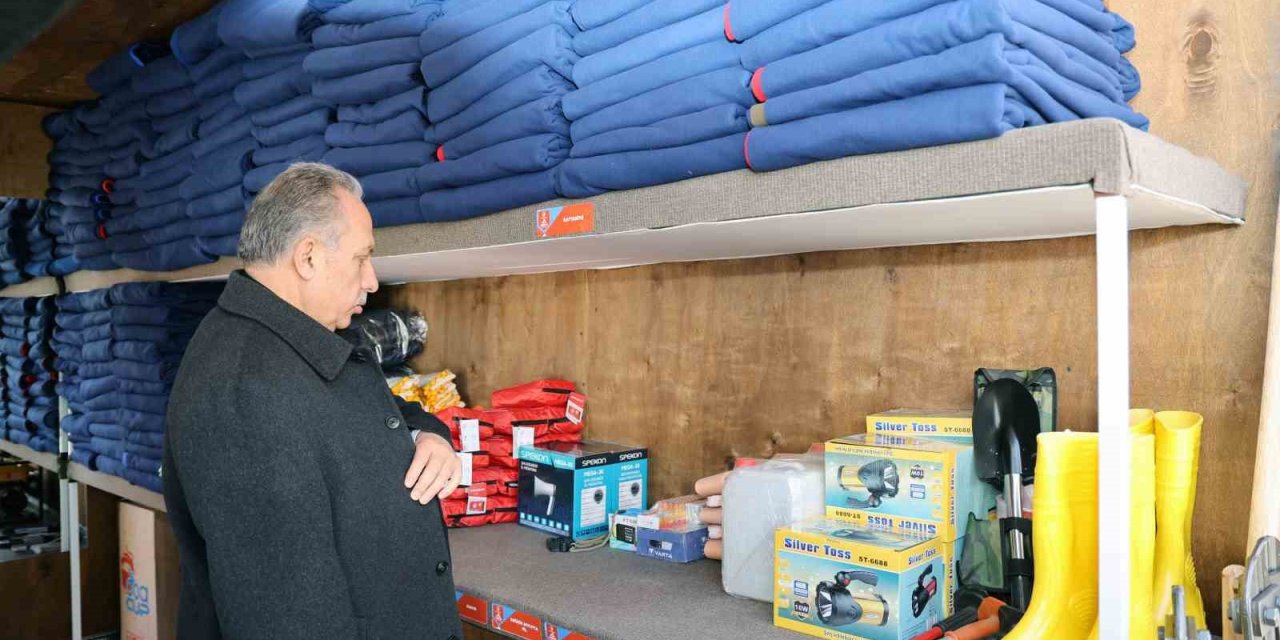 Talas’ta Acil Durum Konteynerleri Güven Veriyor