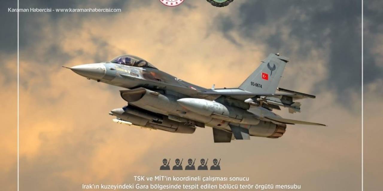 Irak’ın Kuzeyinde 5 Pkk’lı Terörist Etkisiz Hale Getirildi