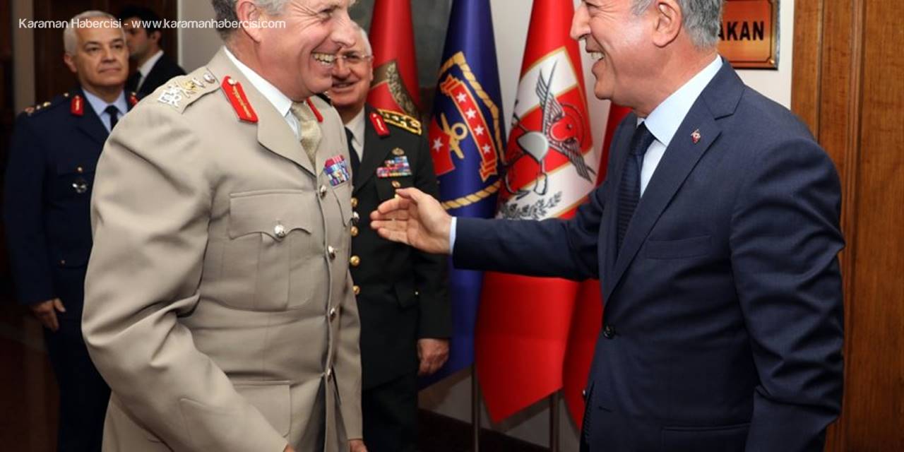 Akar, İngiltere Genelkurmay Başkanı Carter'ı Kabul Etti