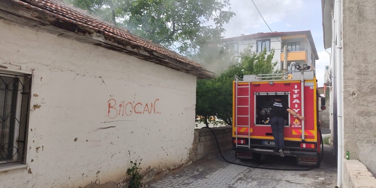 Kulu’da Müstakil Evde Yangın