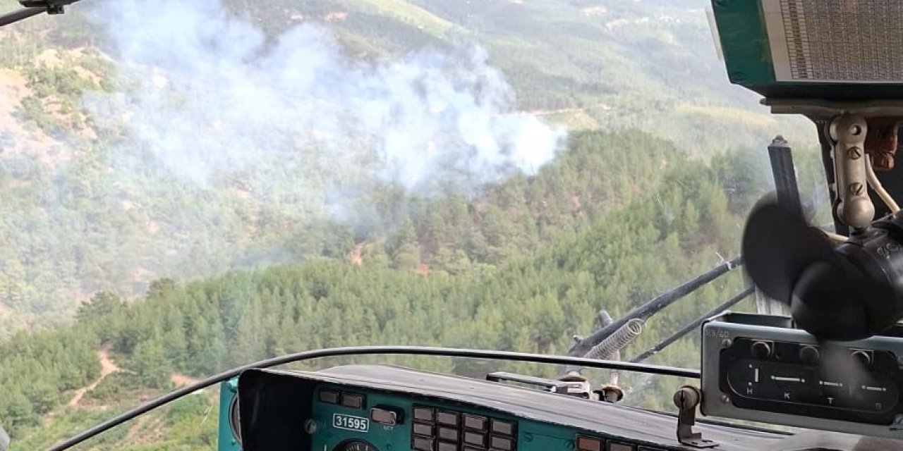 Kumluca’da Orman Yangını: 1 Hektarlık Alan Zarar Gördü