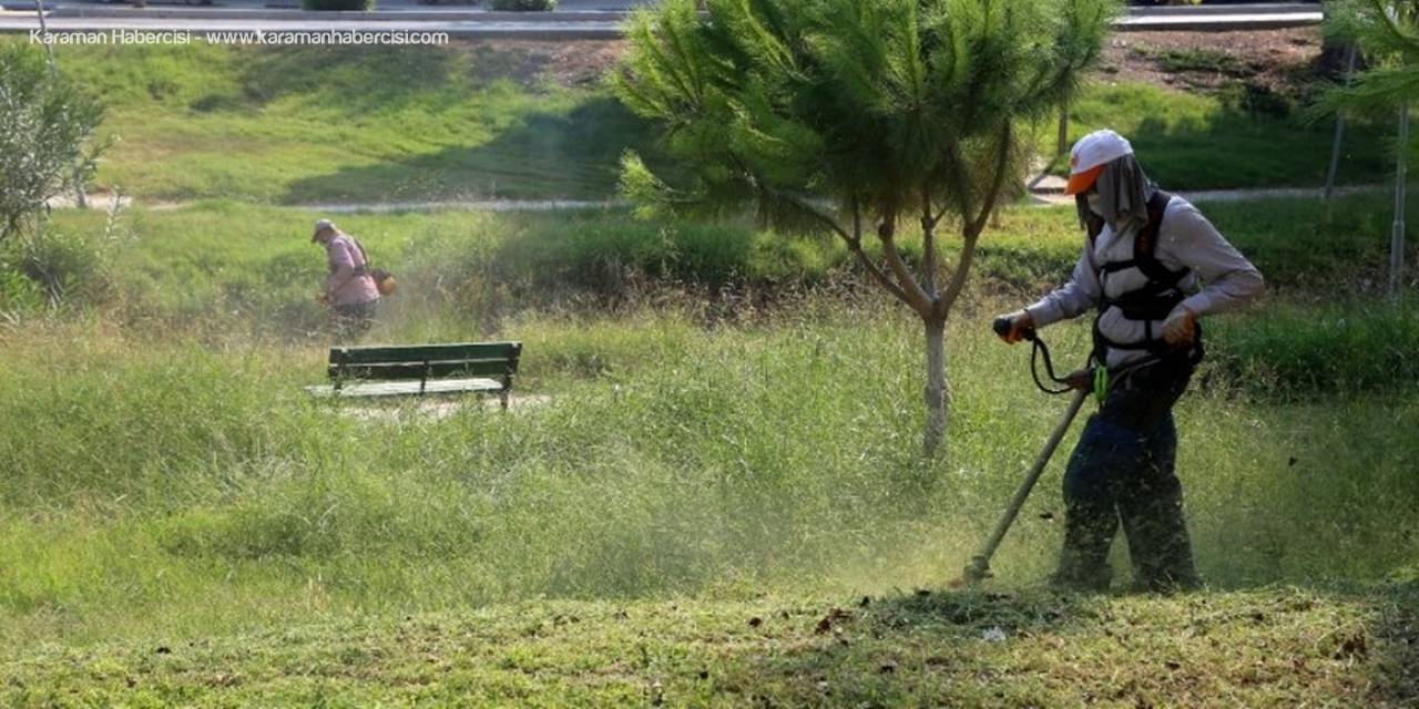 Toroslar’da Park Ve Yeşil Alanlarda Bakım