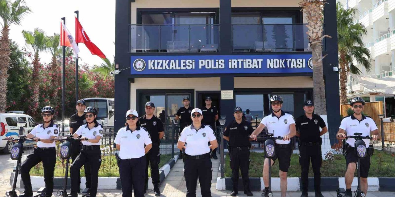 Kızkalesi Sezona Hazır:scooterlu Plaj Polisleri De Göreve Başladı