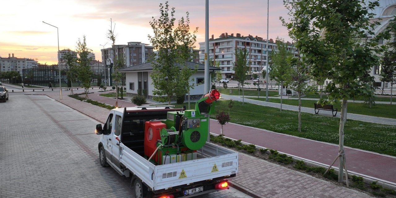Karatay Belediyesi’nden Bayram Öncesi İlaçlama Mesaisi