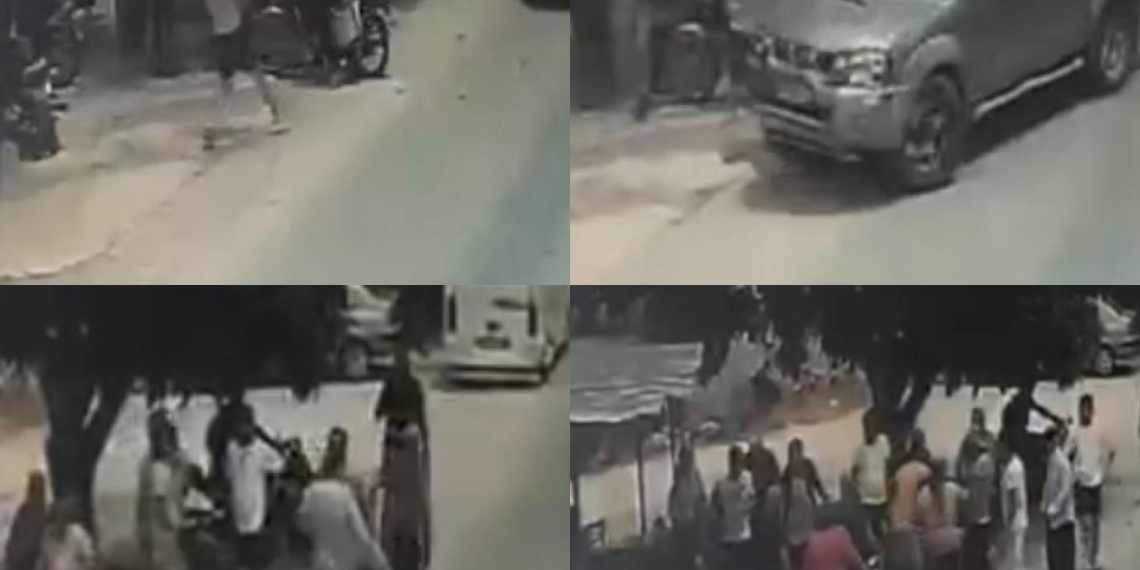 İki Farklı Olayda Araçla İnsanlara Çarptılar: O Anlar Kamerada