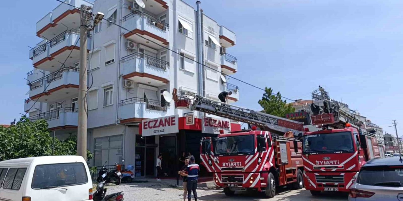 Baca Yangını İtfaiye Ve Jandarmayı Alarma Geçirdi