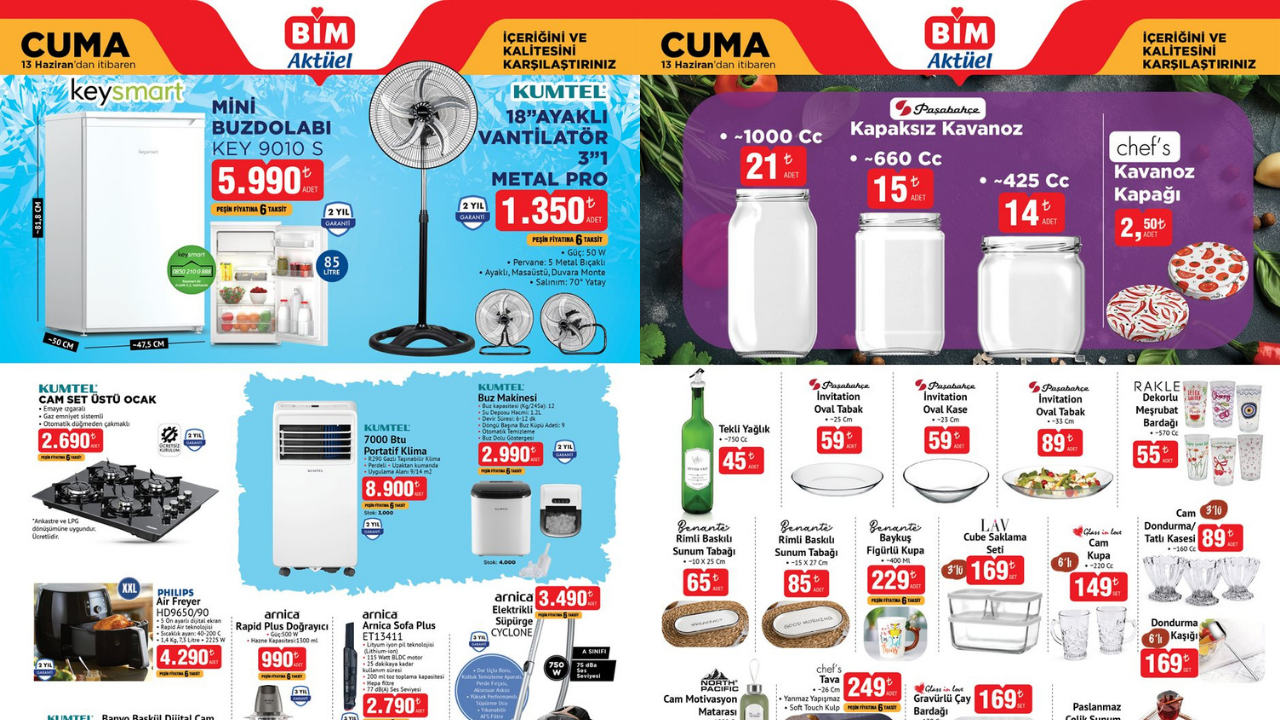 BİM’e Portatif Klima Geliyor! BİM 13 Haziran Aktüel Kataloğu!