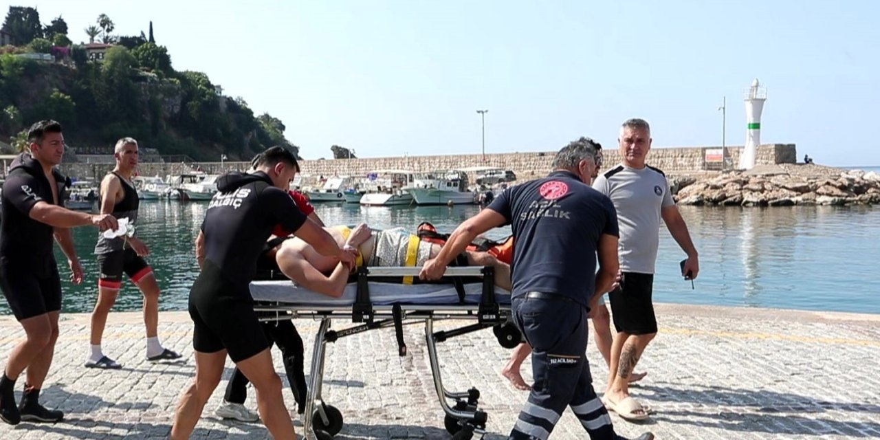 Sub Yapan Genç Boğulma Tehlikesi Geçirdi, Yardımına Deniz Polisi Yetişti