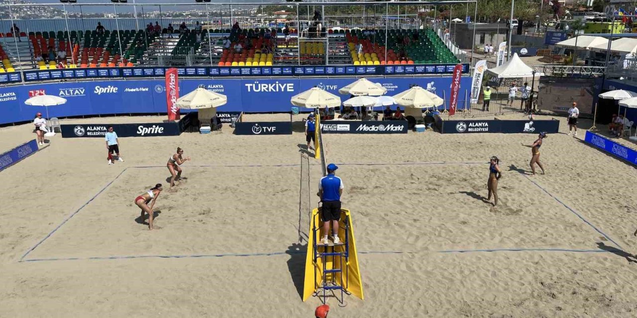 Dünya Plaj Voleybolu Pro Tur’un Alanya Etabı Başladı