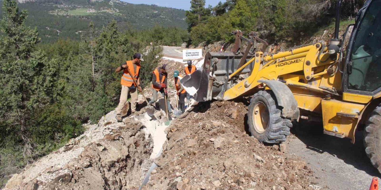 Asat’tan Korkuteli’de 28 Kilometrelik İçme Suyu Çalışması