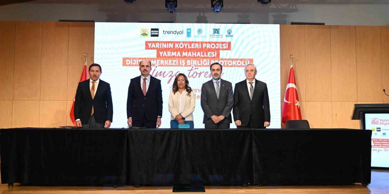"yarının Köyleri Projesi" Protokolü İmza Töreni Düzenlendi