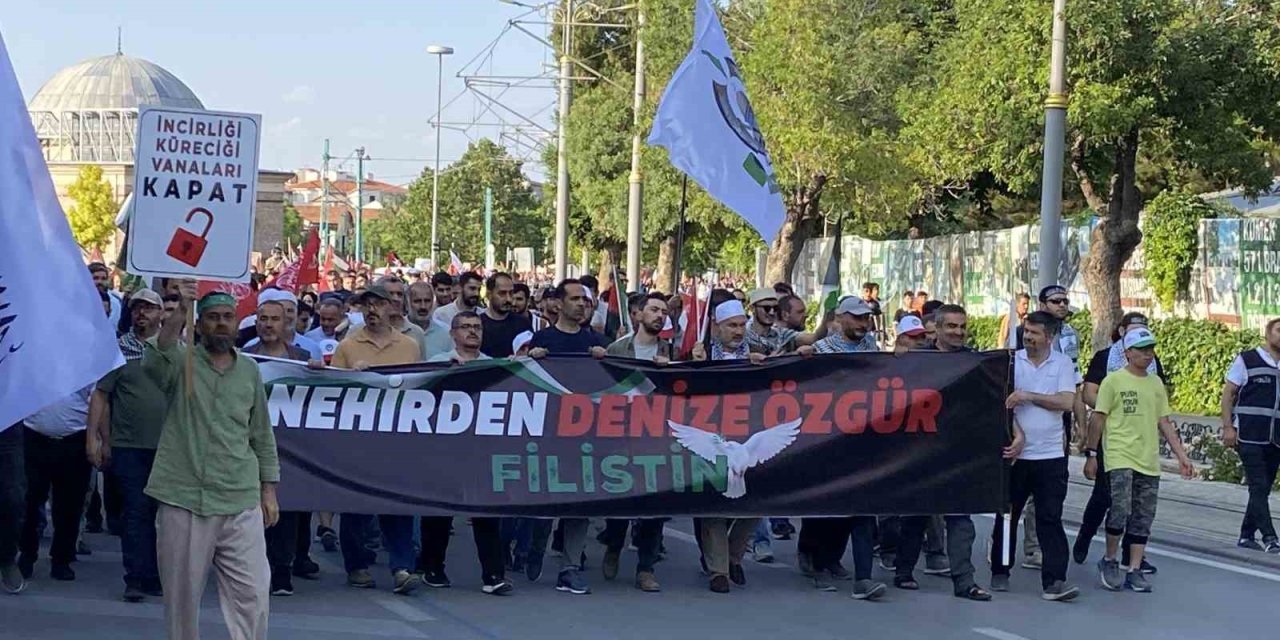 Konya’da "gazze İçin Küresel Vicdan Yürüyüşü"
