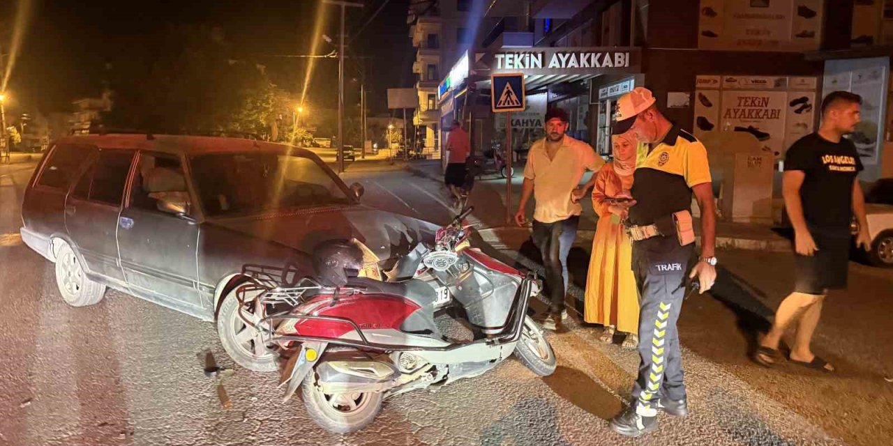 Gazipaşa’da Otomobil İle Motosiklet Çarpıştı: 1 Yaralı