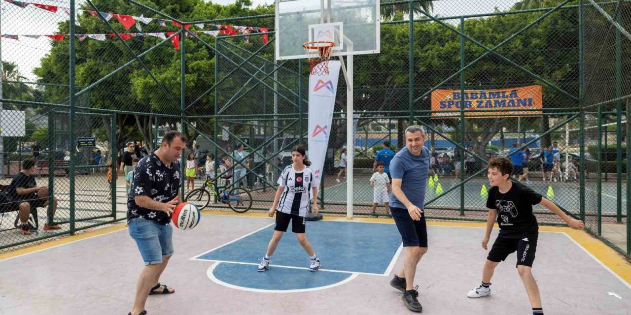 Mersin’de ’babalar Günü’nde Hem Spor Hem Eğlence Dolu Kutlama