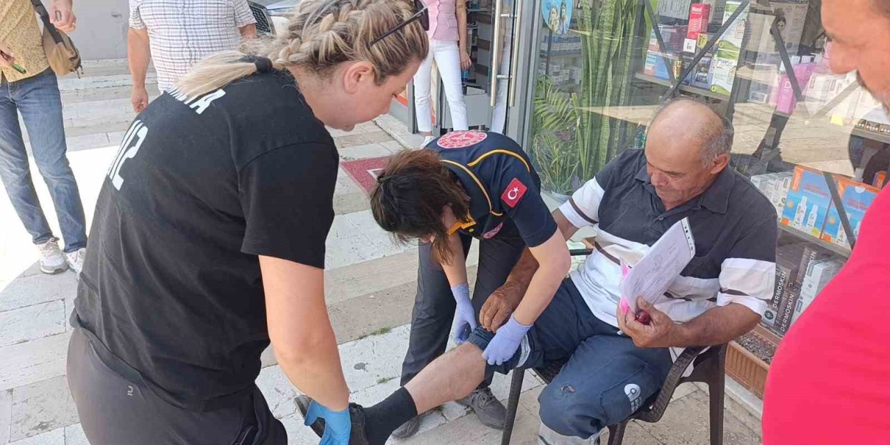 Başındaki Kask Sayesinde Ölümden Döndü Hastaneye Gitmeye Güçlükle İkna Edildi
