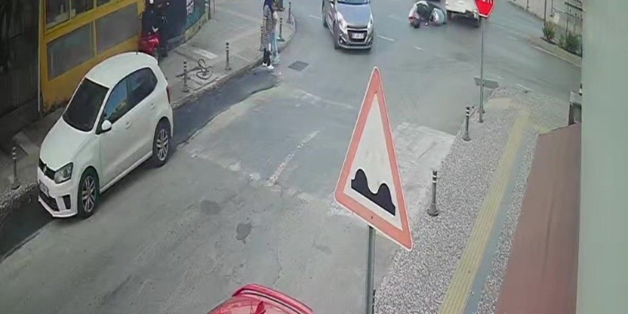 Önüne Çıkan Araca Çarpmamak İçin Motosikletini Devirdi: 1 Yaralı