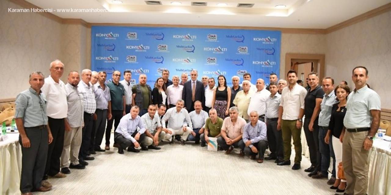 Başkan Esen, Muhtarlarla Bir Araya Geldi