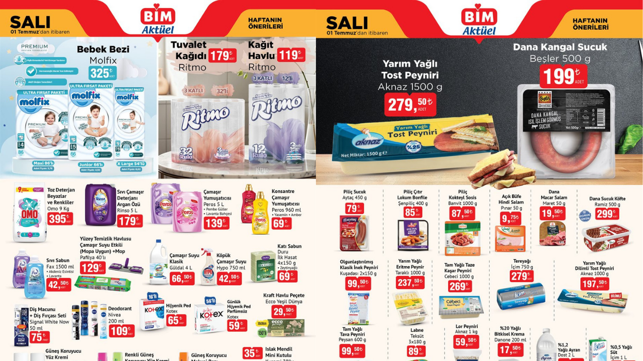 BİM’de Çamaşır Suyu, Deterjan ve Yumuşatıcıya İndirim Geliyor! BİM 1 Temmuz Aktüel Kataloğu!