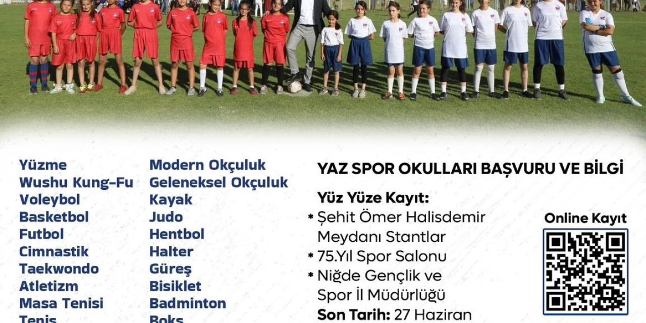 Niğde’de Gençler Spora Doyacak