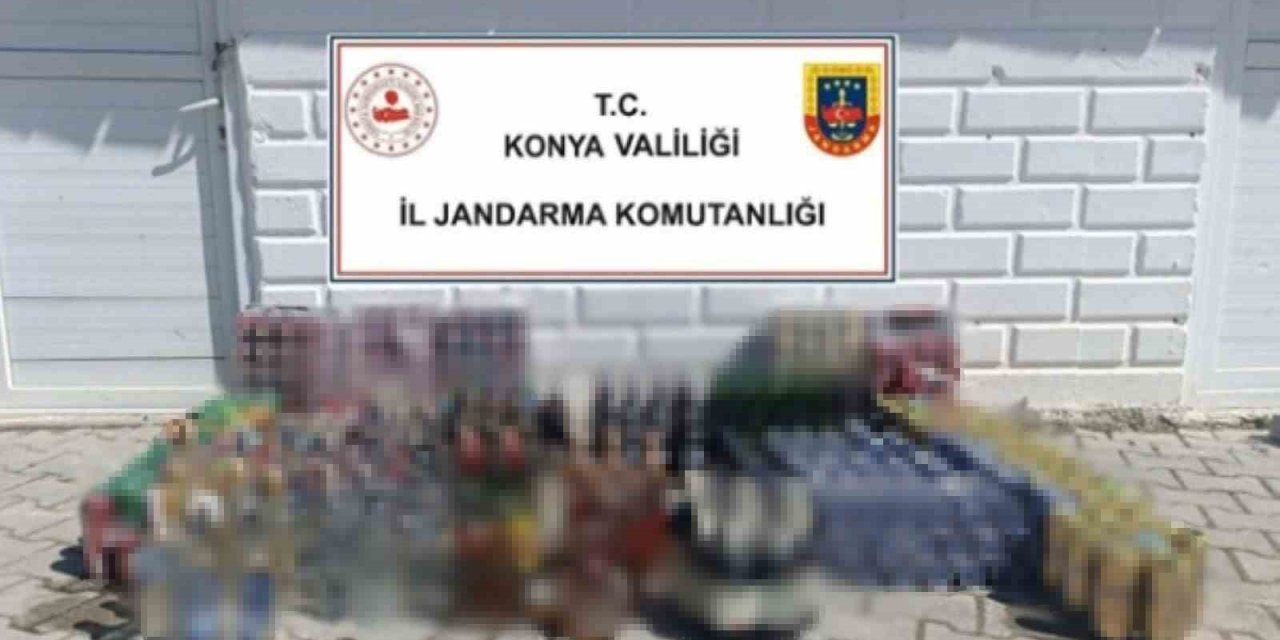 Konya’da Jandarmadan İzinsiz Alkollü İçecek Satışına Darbe
